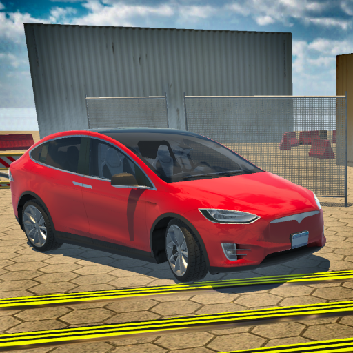 Electric Car Driving Game Sim icon