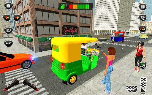 Tuk tuk auto rickshaw driver tuk tuk rickshaw game screenshot 1