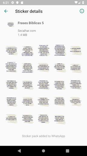 Biblical verses Stickers for Whatsapp screenshot 6