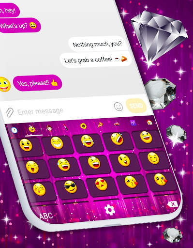 Glitter Diamond Keyboard 💎 Fancy Shine Themes screenshot 3