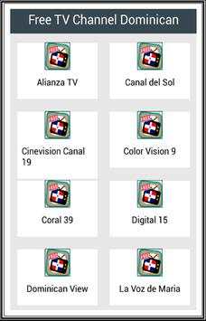 Free TV Channel Dominican screenshot 1