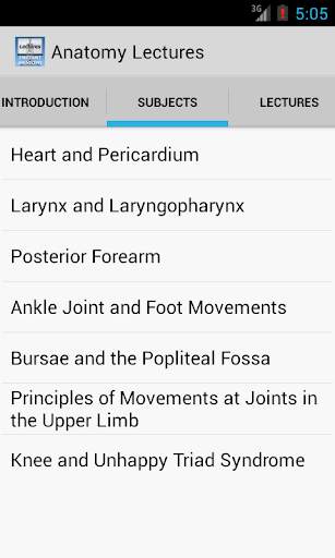 Anatomy Lectures screenshot 2