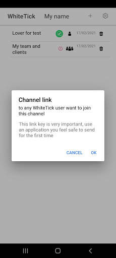 WhiteTick send encryption text for WhatsApp/Email screenshot 6