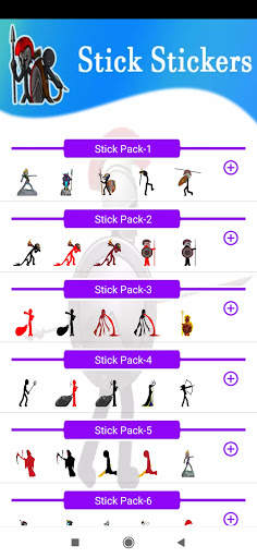 Stick Stickers Pack for WhatsApp 2021 screenshot 1