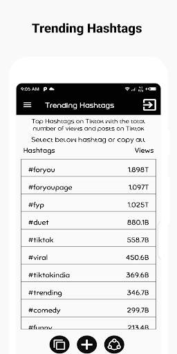 Hashtags for tik followers and likes screenshot 3