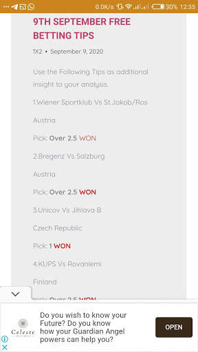 Free Betting Tips: Daily 100% Maxbet Predictions. screenshot 8