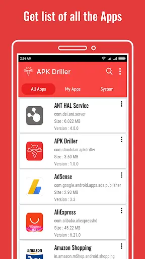 APK Driller - Smart & Easy APK extractor screenshot 2