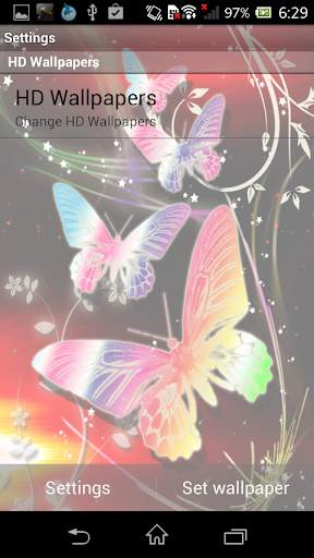Galaxy HD Live Wallpaper screenshot 7