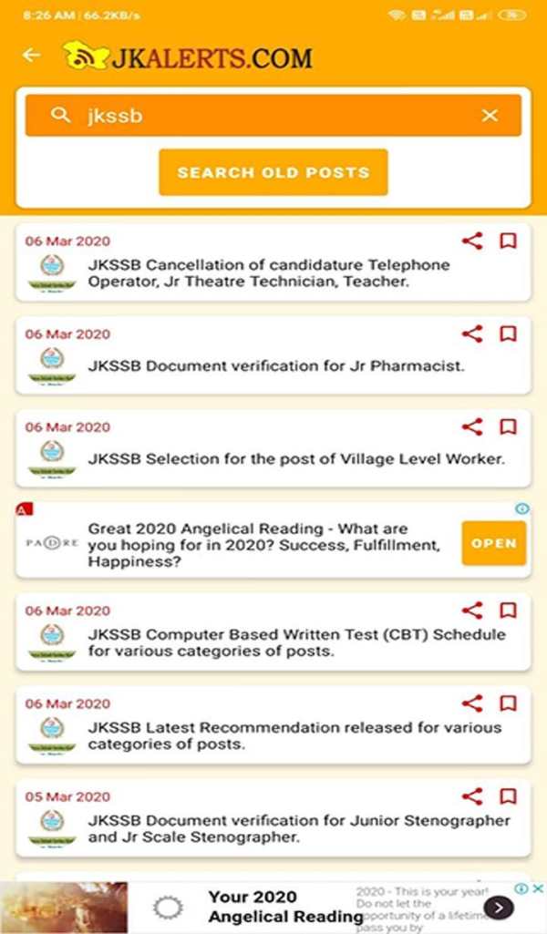 JKALERTS - Jammu & Kashmir Jobs, News Updates. screenshot 5