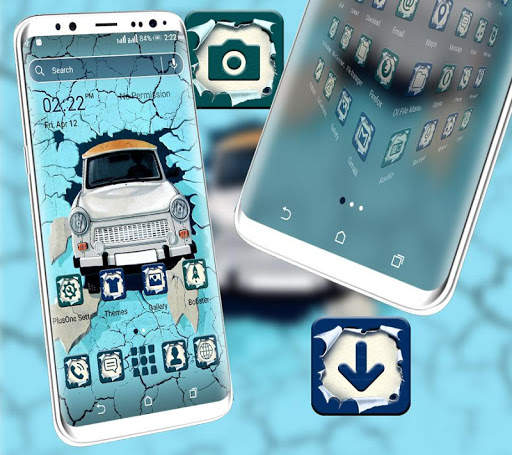 Vintage Car Launcher Theme screenshot 4
