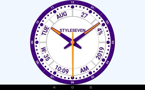 Informative Analog Clock Live Wallpaper-7 screenshot 8