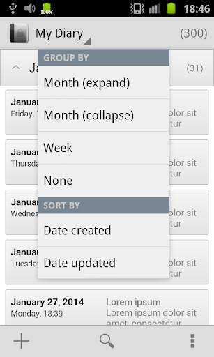 My Diary (gray) screenshot 4