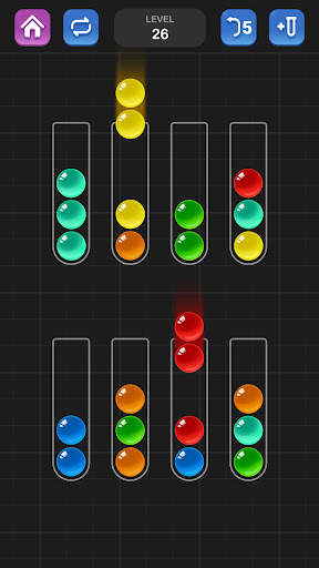 Sortir Bola, Game Puzzle Warna screenshot 3