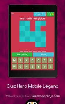 Quiz Hero Mobile Legend screenshot 17