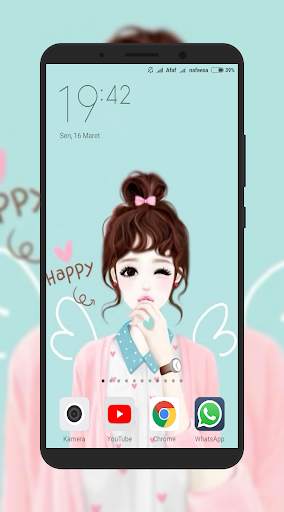 Laura Cute Wallpaper screenshot 6