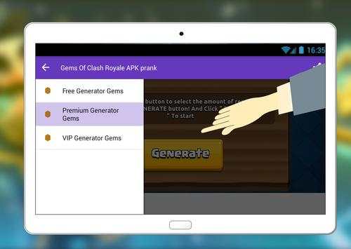 Chetas Gems Clash Royale Prank screenshot 13