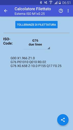 Calcolatore Filettato screenshot 4