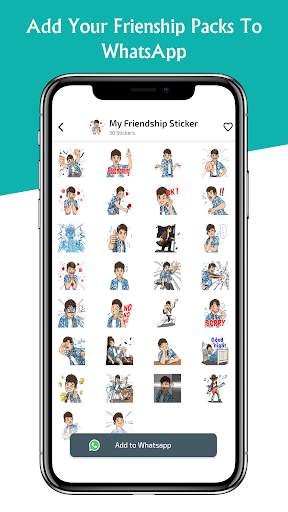 Friendship Stickers for WhatsApp - WAStickerApps screenshot 4