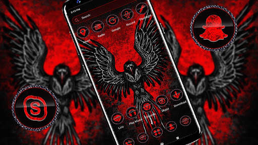 Eagle Red Theme Launcher screenshot 4