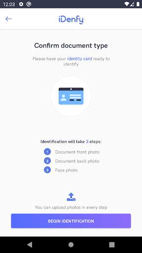 iDenfy Identity Verification 4 تصوير الشاشة
