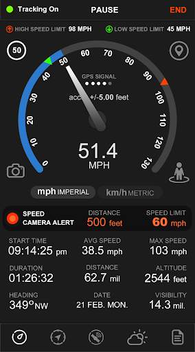 Speedometer GPS /Most accurate edition/ screenshot 1