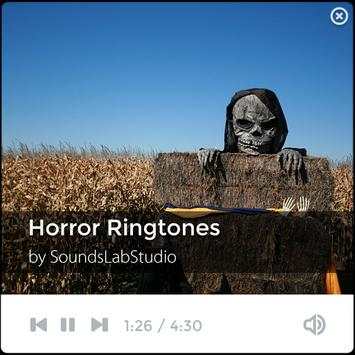 Horror Ringtones screenshot 1