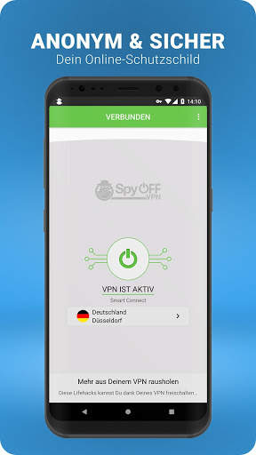 SpyOFF VPN - anonym surfen screenshot 1