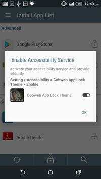 Cobweb App Lock Theme screenshot 4