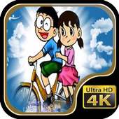 nobita and shizuka wallpaper on 9Apps