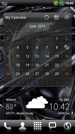 Black Pearl GO Launcher Theme screenshot 8