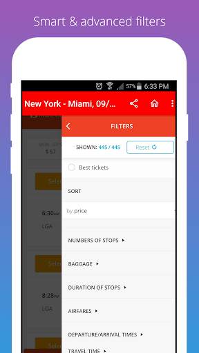 Cheap Flights Tickets & Travel compare app screenshot 8