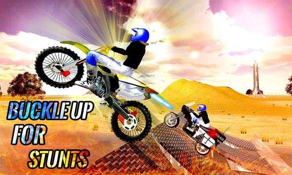 Crazy Bike Rider Stunt Race 3D screenshot 2