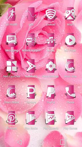Up Pink Icon Pack screenshot 5