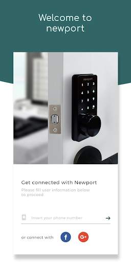 Newport: Smart Lock App screenshot 1