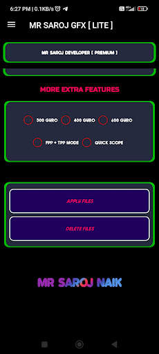 SAROJ GFX TOOL LITE screenshot 3