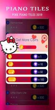 Pink 🎀 Piano Tiles 𝙃𝙚𝙡𝙡𝙤 𝙠𝙞𝙩𝙩𝙮 💞 screenshot 2