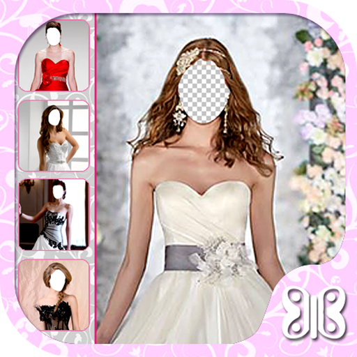 Wedding Dress Photo Montage icon