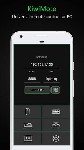 KiwiMote: WiFi Remote Keyboard and Mouse for PC screenshot 1