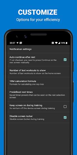 Bodybuilding Workout Log screenshot 5