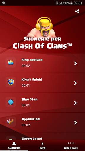 Suonerie per Clash of Clans™ screenshot 1