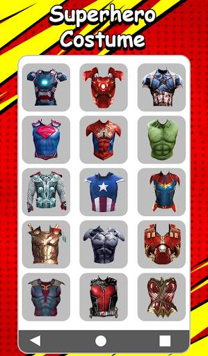 Superhero Costume Camera Photo Editor screenshot 2