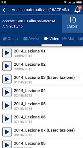 PoliTO App screenshot 2
