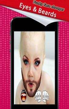 funky face changer-Image Crop screenshot 4