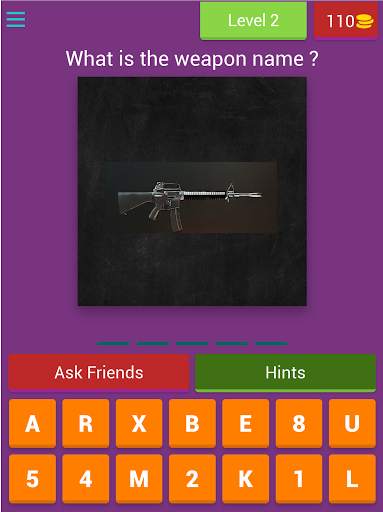 Pubg Mobile:weapons name quiz screenshot 2
