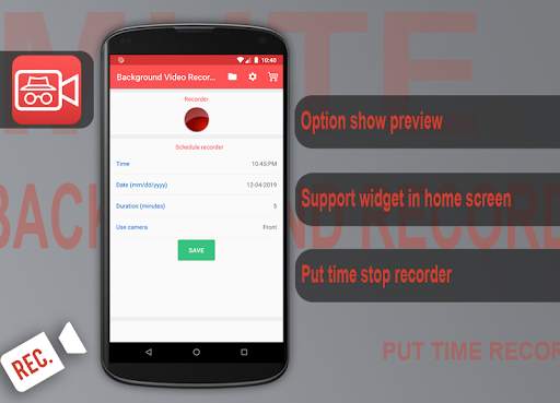 Background Video Recorder screenshot 1