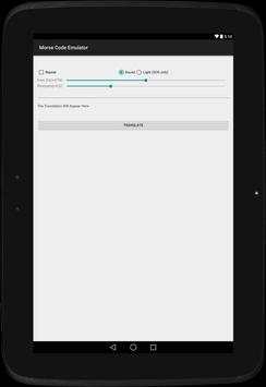 Morse Code Text Sound & Light screenshot 1