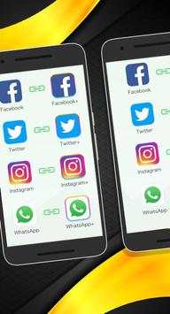 Black Dual Space:Multi Accounts & Clone App advice screenshot 1