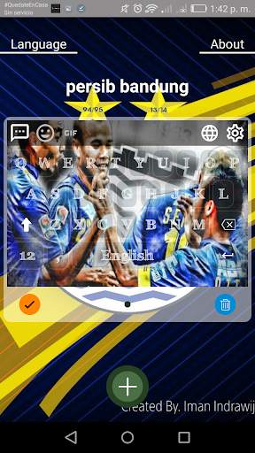 keyboard persib bandung स्क्रीनशॉट 7