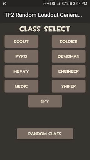 Random Loadout Generator for TF2 1 تصوير الشاشة