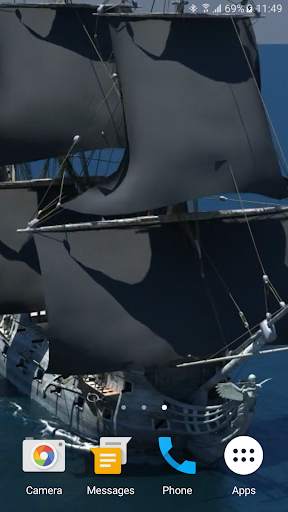 Sailing Ship Live Wallpaper screenshot 4